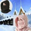 Warm Fleece Lined Winter Balaclava, Windproof Ski Face Mask with Hood and Neck Warmer, Stretchable Full Coverage Outdoor Headwear for Men and Women