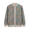 Thick Cardigan with Long Floral and Front a Slimming Top for Seniors In Their [KEWJYUE] Women's Fleece-Lined Sleeves, Print, Buttons, Opening, Casual,