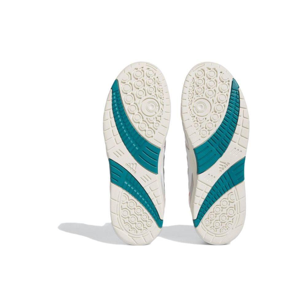 Adidas Midcity Round Toe Lace-Up Slip-Resistant Durable Mid-Top Basketball Shoes Men Sneakers White ID5402