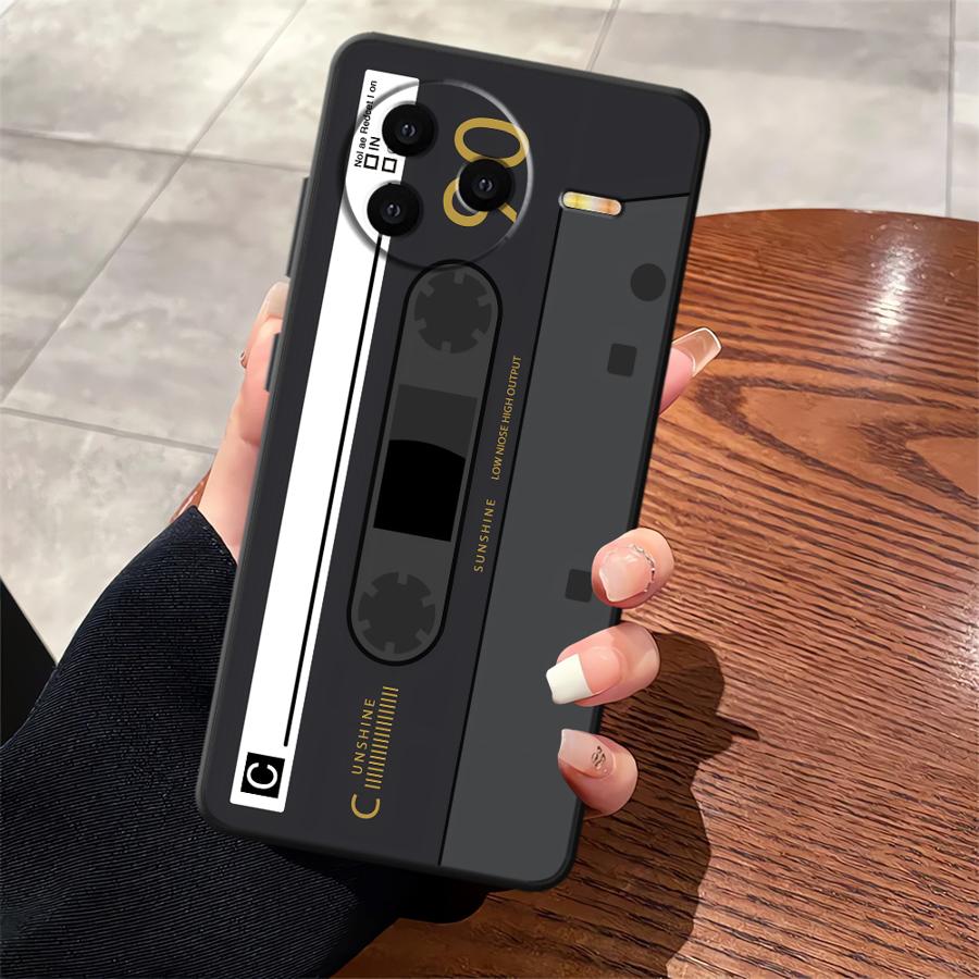 Case for Xiaomi Mi 12T Pro 10T 11 14 13 Lite 12X 11T 12 Funda Phone Cover Fashion Cassette Tape