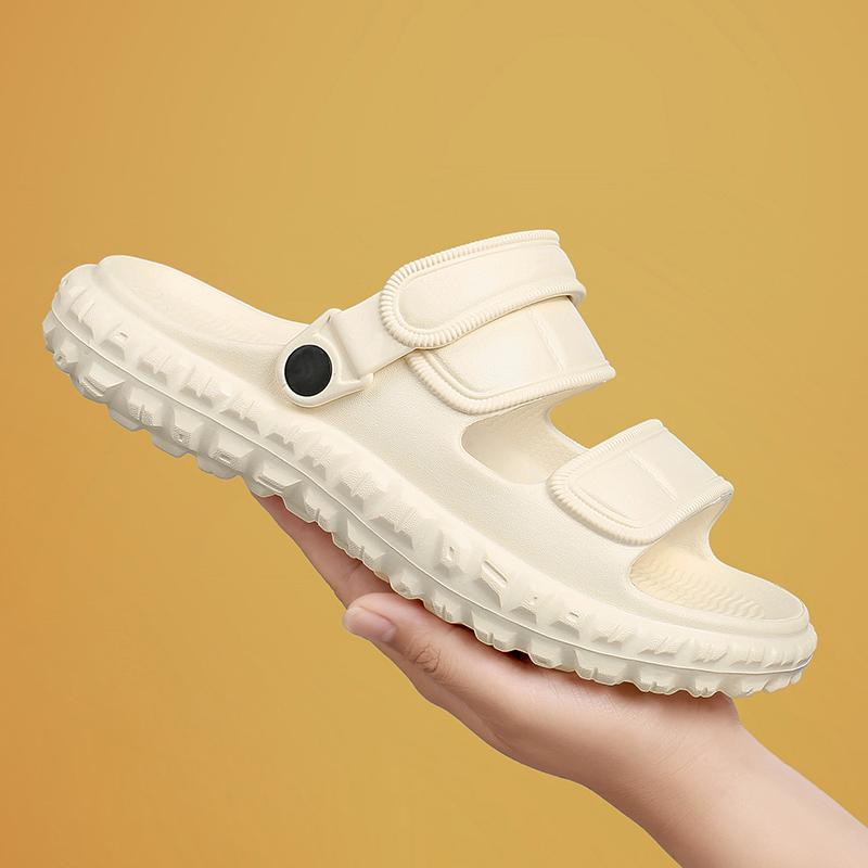 Ploché sandály Pánské sandály Domácí pantofle Plážové boty pro muže Protiskluzové Odolné proti opotřebení Vnitřní a venkovní Silná podrážka Unisex