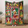 1pc Christmas Pluto Dog Gift Blanket for Home Office Outdoor Decoration Present