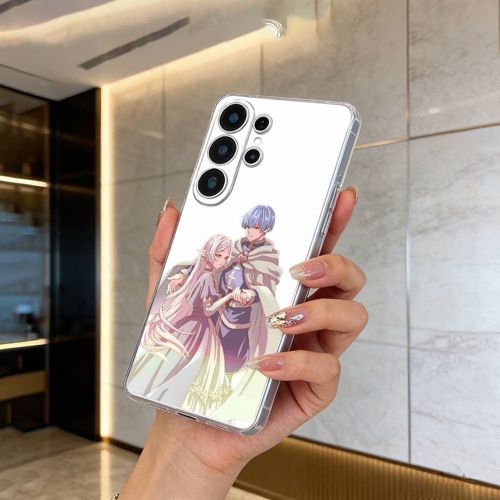 

B-Beyond Journey F-Frieren And Fern Clear Soft Silicone Phone Case forSamsung S25, S24, S21, S22, S23, S30, Ultra, S20, Plus Samsung S25Plus