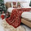 Custom Knitted Jacquard Sofa & Christmas Blanket Gift