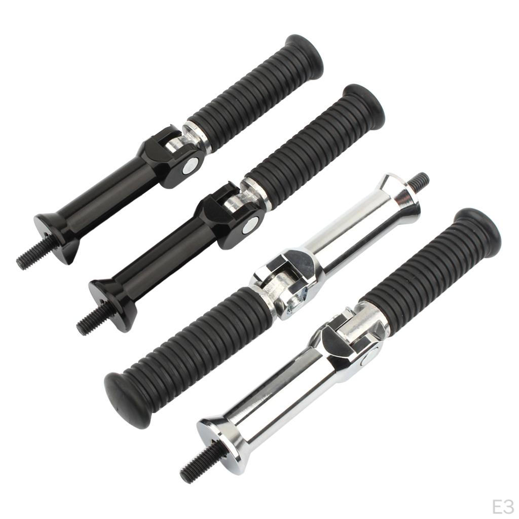 Aluminum Rear Passenger Foot Pegs Fit for FLDE Deluxe 107 2018