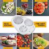 3 Slice Modes Egg Cutter, Egg Slicer for Hard Boiled Eggs - Heavy Duty, Stainless Steel Dicer Kitchen Chopper Tool for Strawberry Grape Cherry Tomato