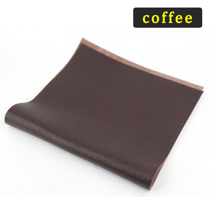 3.5mm coffee colored top layer cowhide, dark brown dual tone genuine leather, thick leather sofa cushion, table cushion, yoga cu 10x20cm коричневый