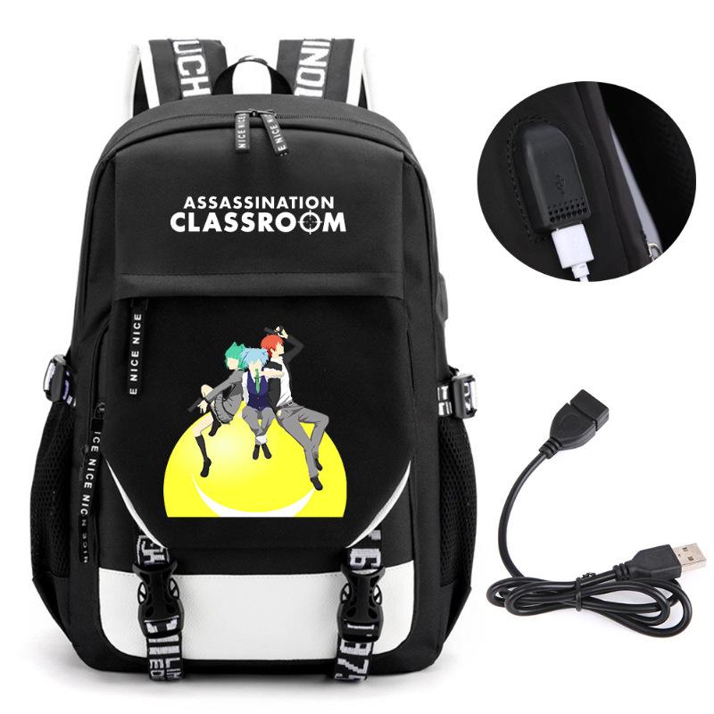 Animation Assassination Classroom Peripheral Large Capacity Backpack Backpack Elementary And Secondary School Student School Bag Computer Bag