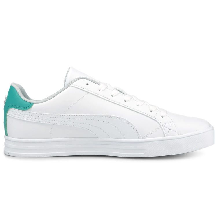 Puma Unisex Mercedes-AMG Petronas F1 X Smash Vulc V3 Low White Spectra Green 306847-01
