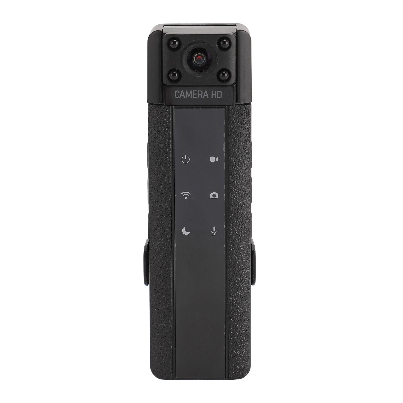 

WiFi Body Cam Wireless 170 degrees Wide Angle Clip On Mini Camera for Photo Video Recording Hiking Biking Travel