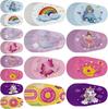 Children's Full Coverage Amblyopia Eye Patch for Strabismus Correction and One-Eyed Occlusion Training