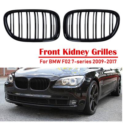 Araba Böbrek Izgara Çıta Siyah Spor Yarış Izgarası BMW F01 F02 7-Serisi 730D 740D 750D 2009-2017, Araba
