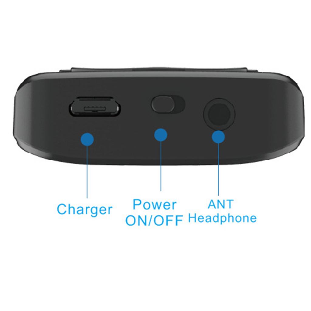LCD Display Personal Mini Digital FM Radio Lanyard Portable Digital FM Radio Bluetooth-compatible 4.0 Earphone MP3 Radio