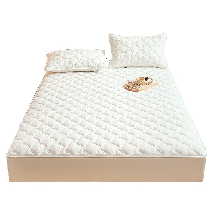 Muji A-Class All-Cotton Quilted Fitted Sheet