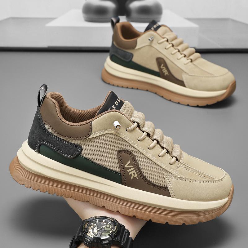 

Мужская обувь 2025 новая зимняя студенческая уличная повседневная спортивная обувь тренд универсальная с высоким чувством мужская обувь на толстой подошве 44