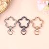5Pcs Zinc Alloy Flower Swivel Lobster Claw Clasps Swivel Lanyards Trigger Snap Hooks Strap Connector For Diy Bag Key Chains Ring