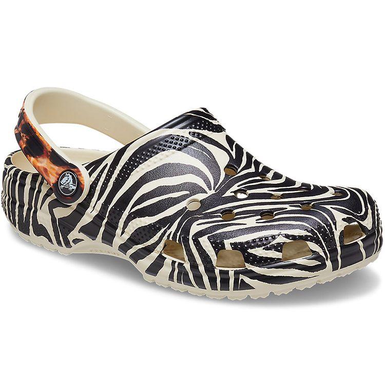 Crocs Classic Clog Animal Remix Unisex Sneakers Black Bone Multi-Animal 207840-2Y9