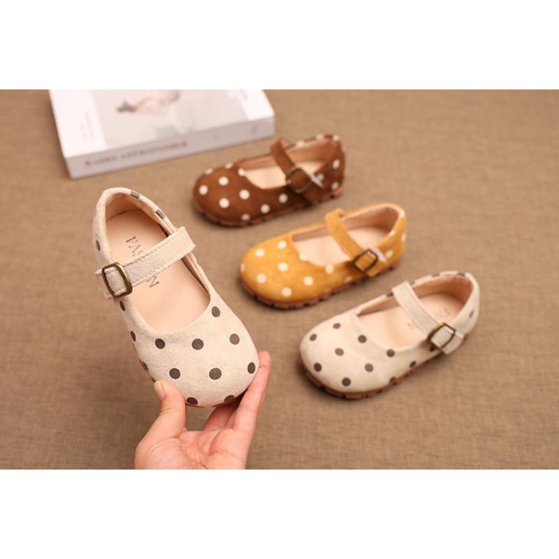 Soft Sole Comfortable Princess Leather Shoes For Little Girls Kids