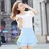 Fashion Mini Skirts Women's Basic Flared Shorts Skirt High Waist Lever Medium Pleated Fluffy Skirt Black Charm Casual Pants