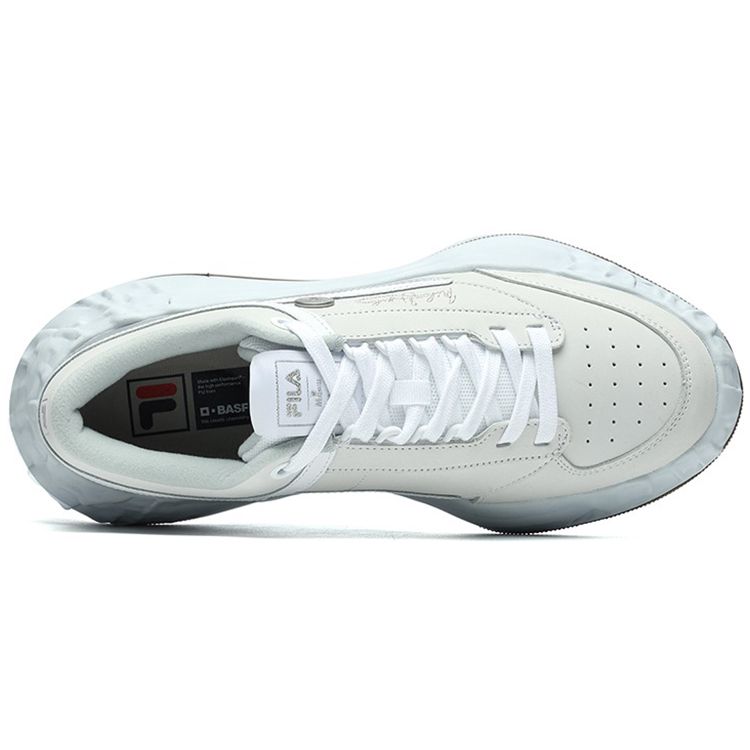Mihara Yasuhiro X Fila FM-15 Fabric Two-Layer Cowhide Comfortable Versatile Low-Top Sneakers Women Sneakers Dissolved-White F12W214201FWT