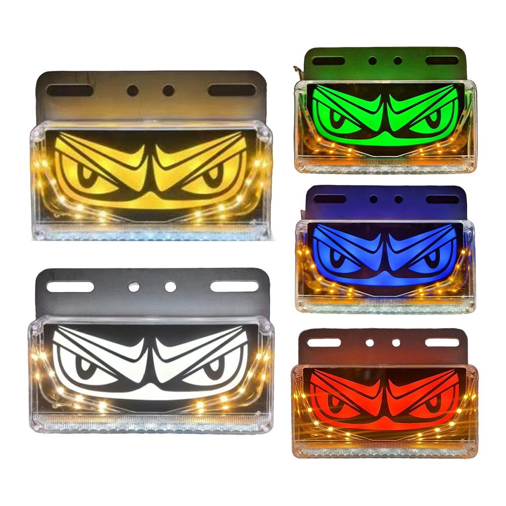 Eye Side Marker Lights Metal Waterproof 24V Bright Side Marker Lights Truck Vehicle Light Driving Safety LED Signal Fog Lights
