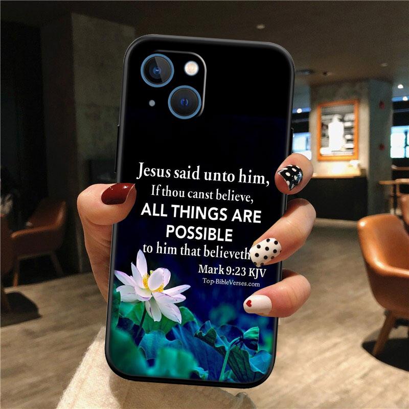 Bibelvers Jesus Christus Neue High-End-Handyhülle für OPPO A3 Pro A72 A74 A76 A77 A77S A78 A79 A94 A95 A18 A40M A58