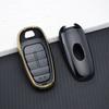 For Hyundai Santa Fe Tucson NEXO NX4 Ioniq 5 Atos Prime Solaris Auto 6 Buttons Car Key Case Cover Key Fob Holder Key Chain Parts