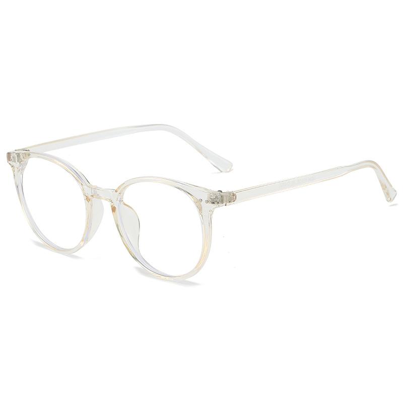 Bao Ge Glasses, Plain Glasses | Retro Round Frame Modifies Face Shape, Trendy Ins Style, Big Face, Thin And Flat Light