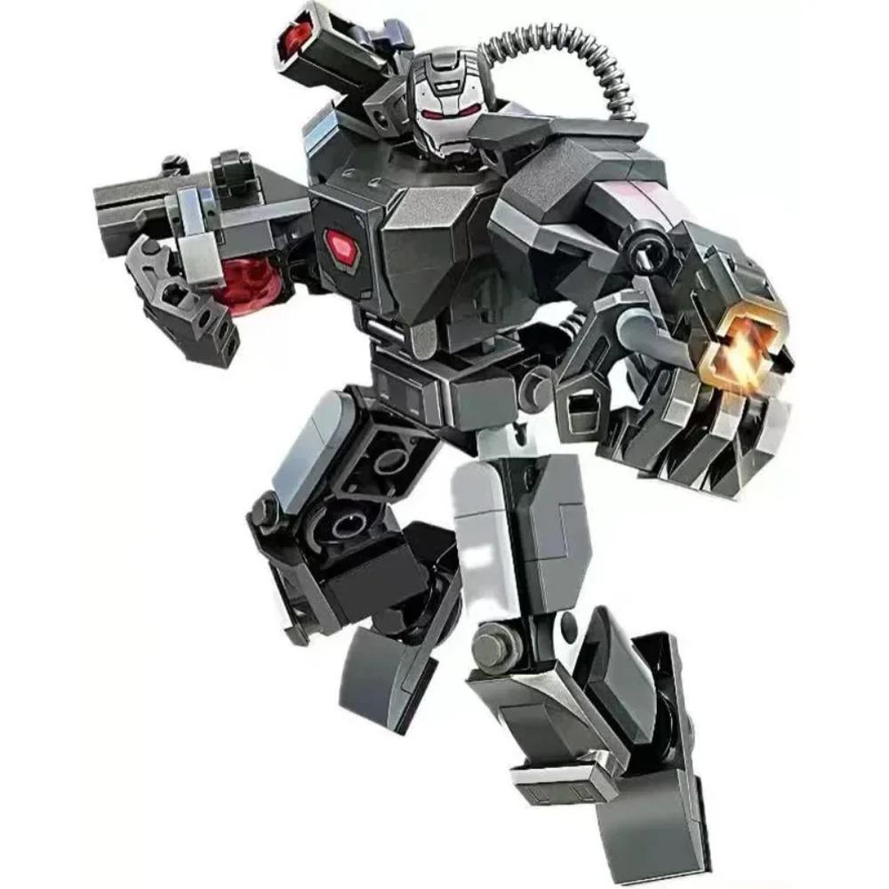 Heiß Superhelden Actionfigur Baustein Spiderman Miles Iron Man War Machine MOC Zusammenbau Baustein Spielzeugmodell für Kinder
