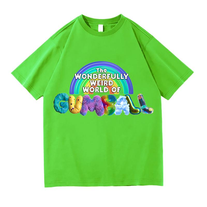 

The Wonderfully Weird World of Gumball Printed T Shirt for Unisex 100% Cotton Tees Shirt Short Sleeve Clothing Summer Streetwear 4XL