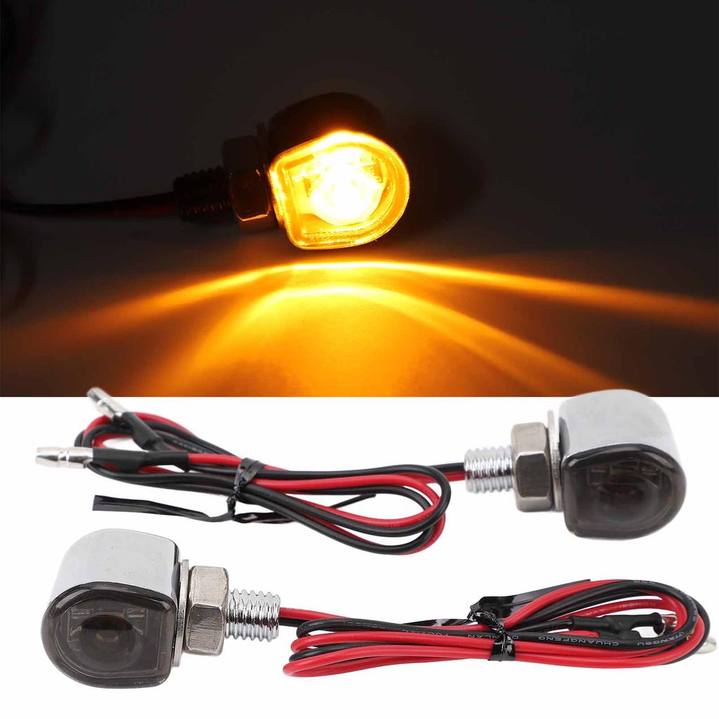 Handlebar LED Turn Signal Light  12V Retro   Wat proof Increased Visibility for Motorcycle ATV
