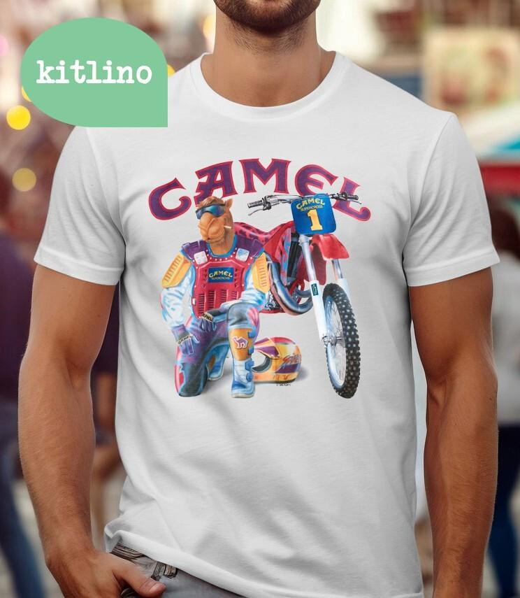 

Camel Supercross Motorcycle Short Sleeve S4638 Unisex T-Shirt XXXXL