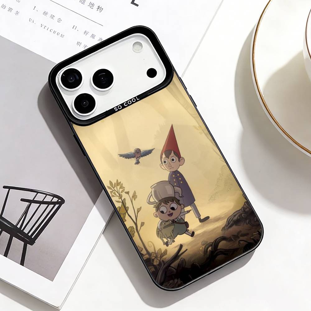 O-Over the G-Garden W-Wall Dark Fairy Tale Phone Case For iPhone17,16,15,14,13,12,Pro Max Black Colorful Phone case