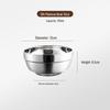 Xing Mo Fan 304 Stainless Steel Double-Wall Anti-Scald Bowl