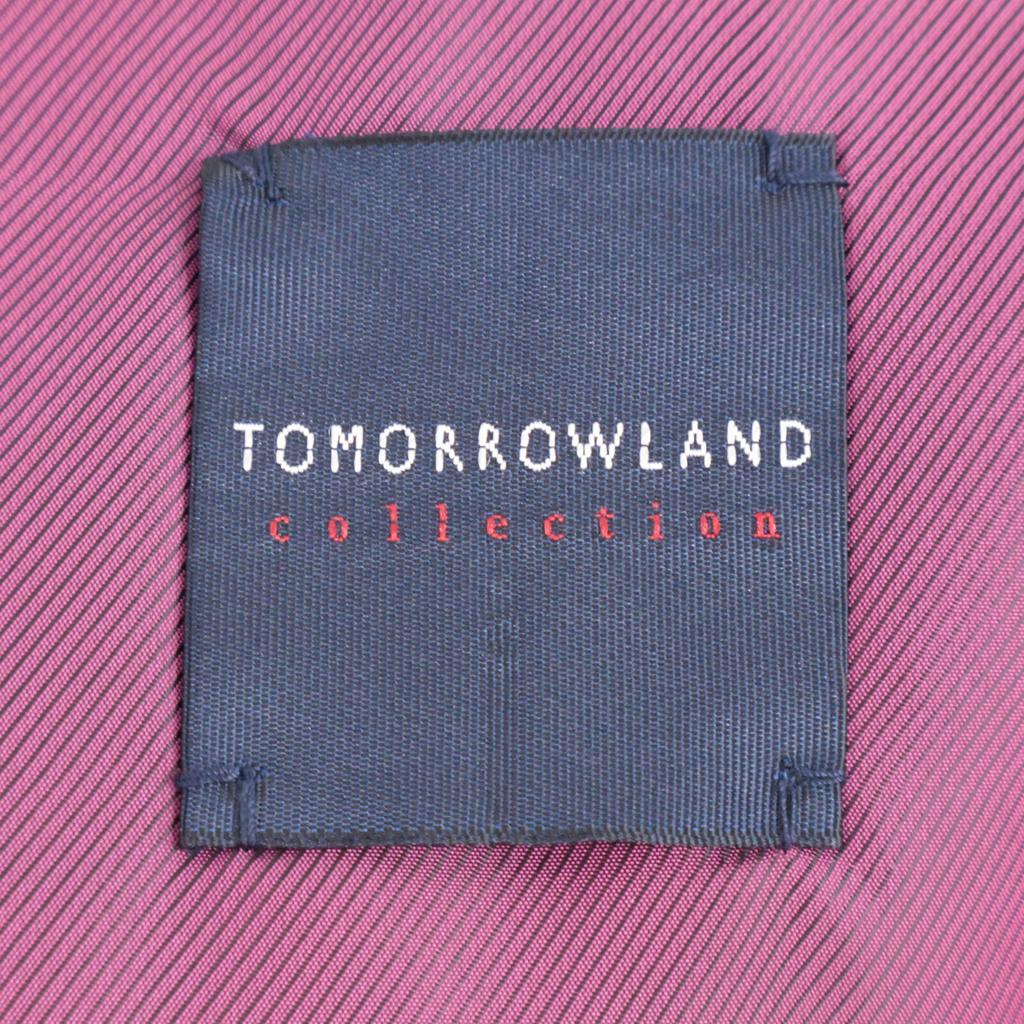 TOMORROWLAND Navy Lambskin Collarless Single Rider's Jacket Jacket 36 NavyUsed