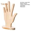 Schmuckständer, Fingerhand-Displayhalter, robuste Konstruktion, hohe Stabilität, mehrzweck-dekoratives Schmuckdisplay-Rack aus Holz in Handform