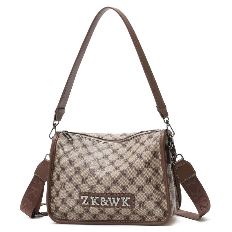 Popular Women's Bags 2025 New Dumpling Bags Large-capacity Handbags Retro Casual Bags Single Shoulder Messenger Bags Women's Tide