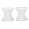 2PCS Boat Trailer Roller White Bow Boat Roller Nylon Bow Stop Marine Trailer Roller for Yachts