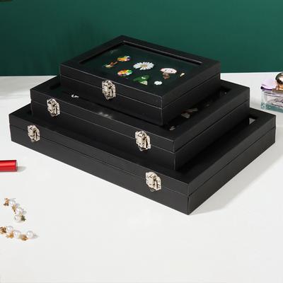 Pin Medal Display Case Badge Storage Box Transparent Dustproof Pin Display Box For Medal Jewelry Collection Display Frame