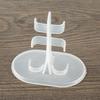 10pcs Plastic Transparent 12" Doll Stand Display Action Figure Show Leg Holder for 30cm Dolls,