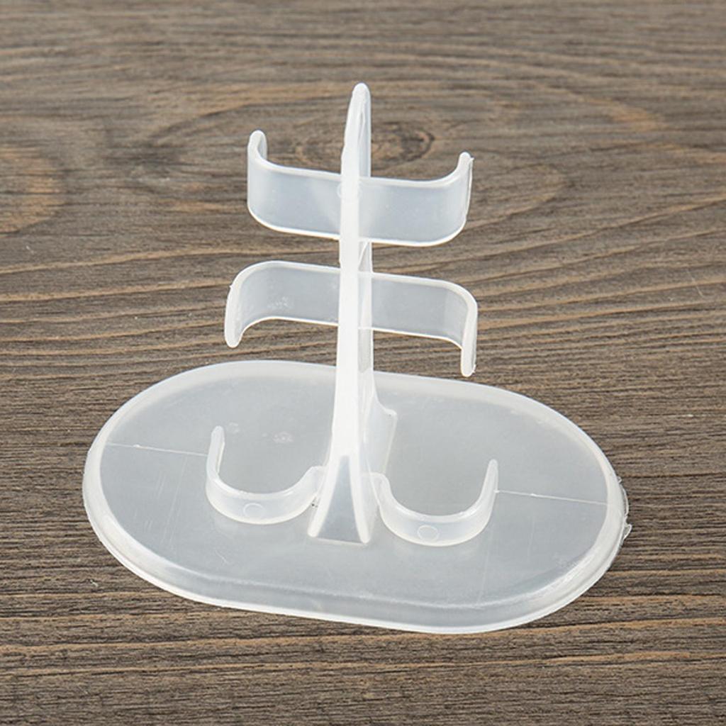 10pcs Plastic Transparent 12" Doll Stand Display Action Figure Show Leg Holder for 30cm Dolls,