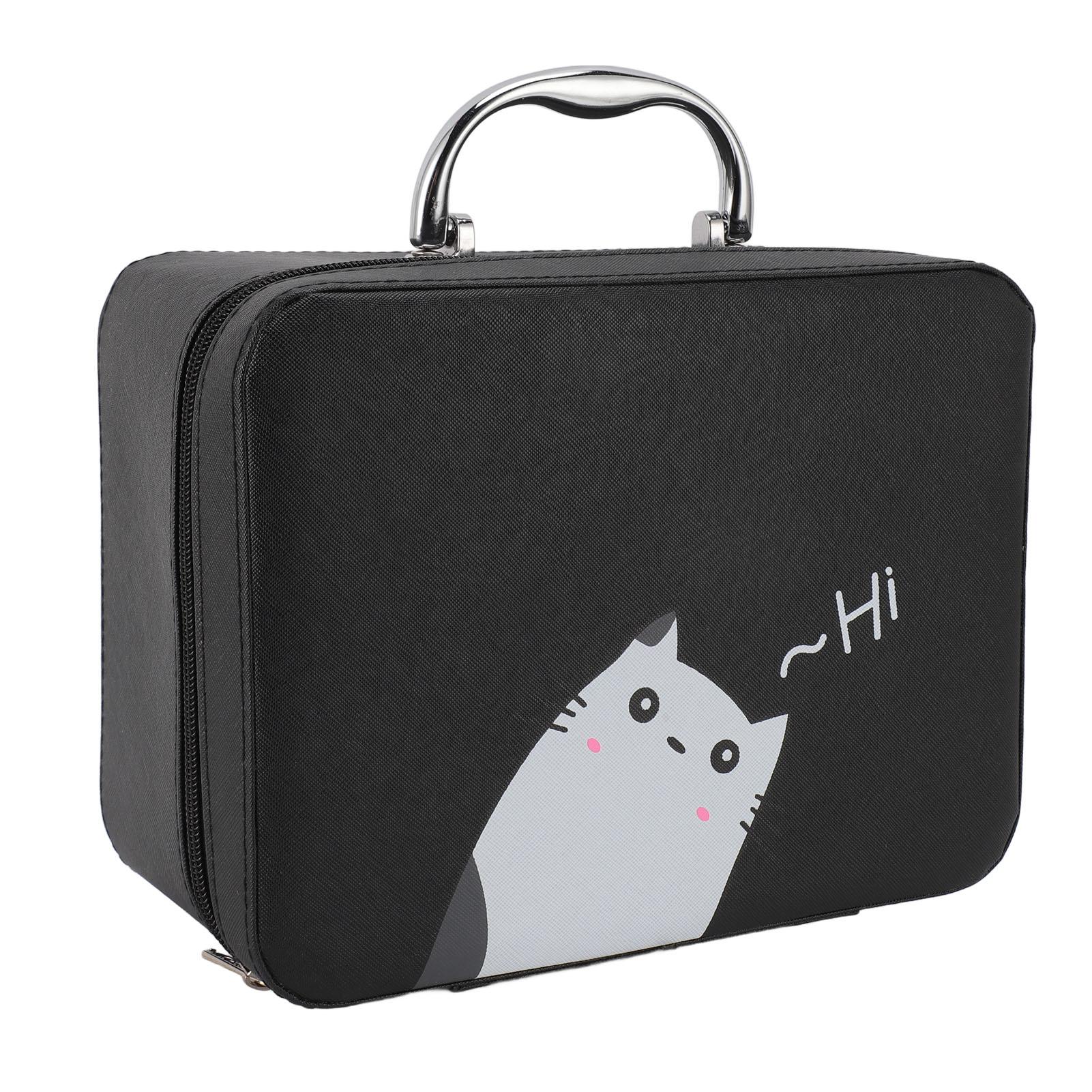 

Eyelash Extension Grafting Accessories Storage Box Large Capacity Nail Tool Makeup Organizer with чёрный