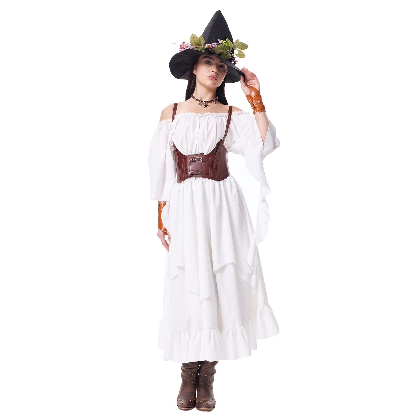 

Women s Themed Party Activity Costume Set Daily Special Outfit L белый