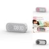 Bluetooth Led Alarm Clock With Radio And Builtin Speaker For Bedroom Decor