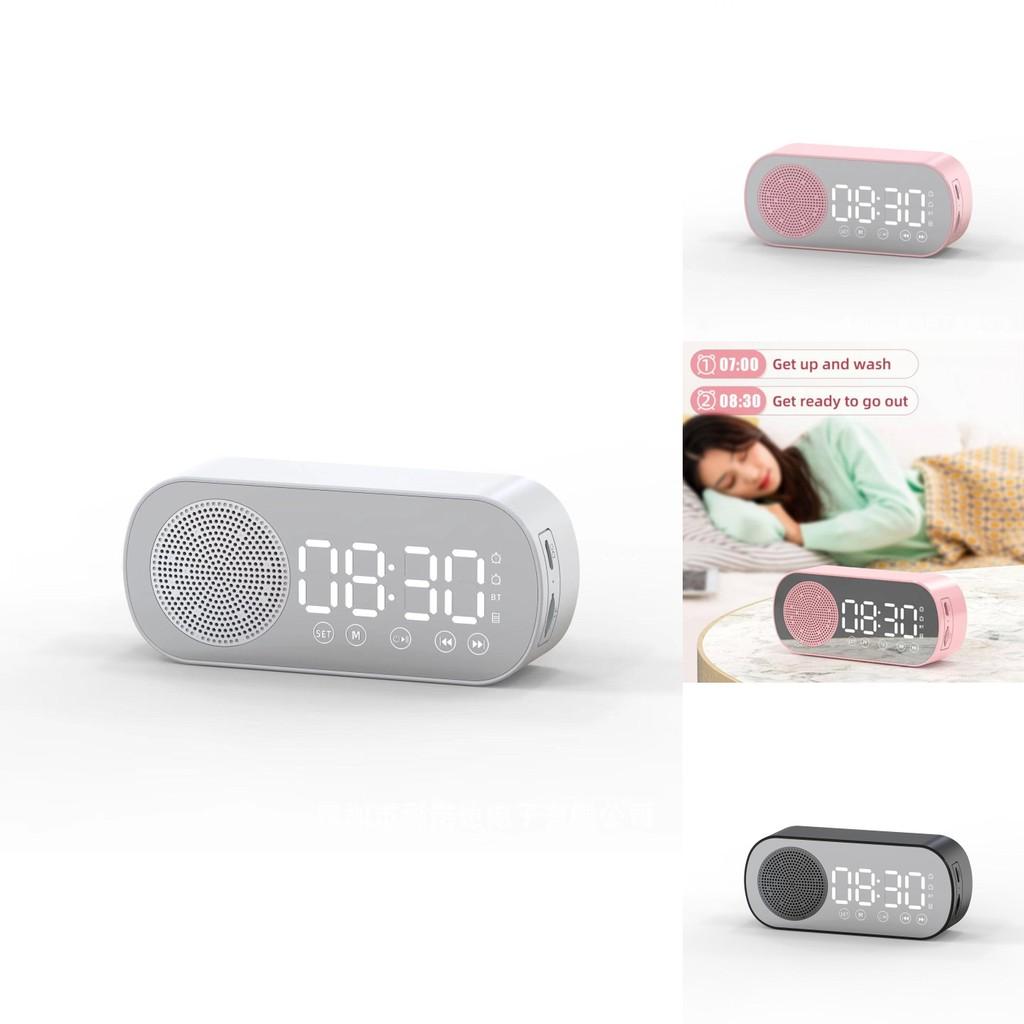 Bluetooth Led Alarm Clock With Radio And Builtin Speaker For Bedroom Decor