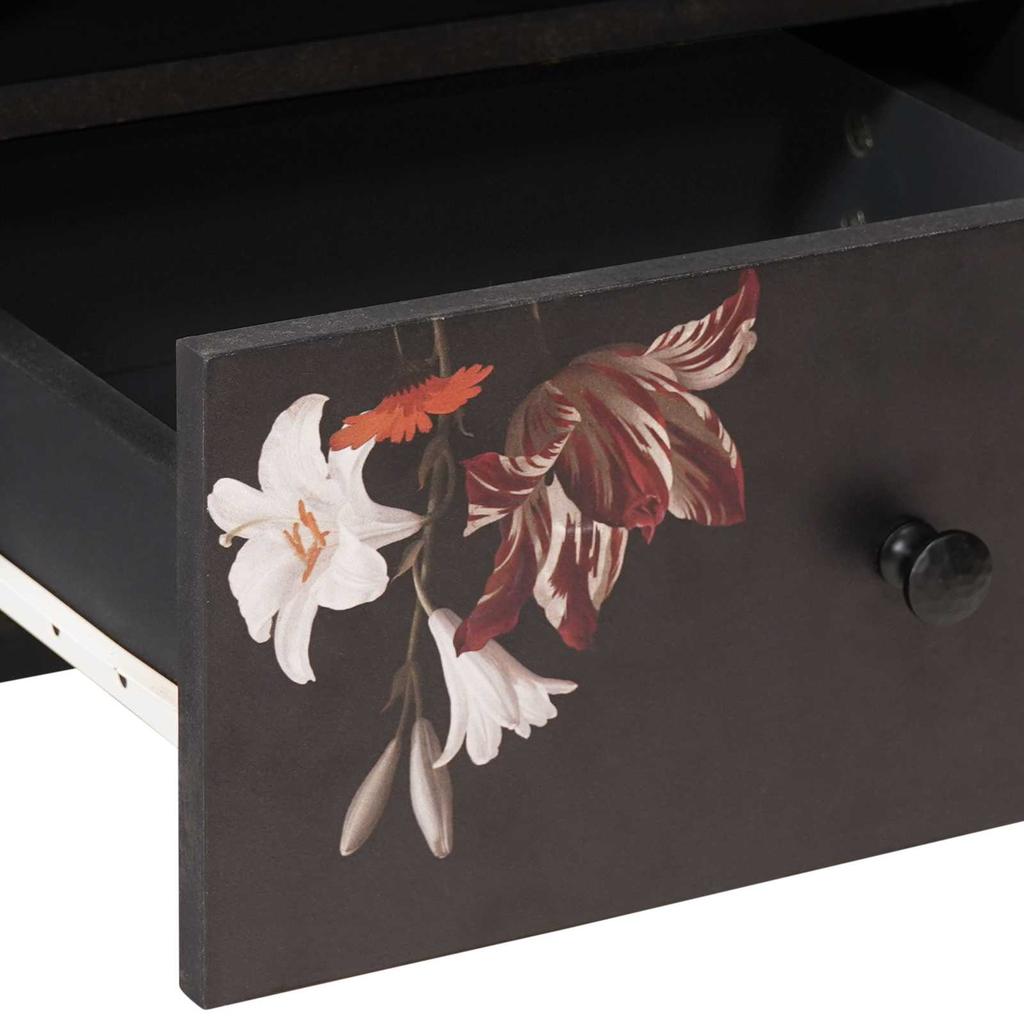 Multicolored Coffee Table 80 X 54 X 40 Cm Solid Mango Wood