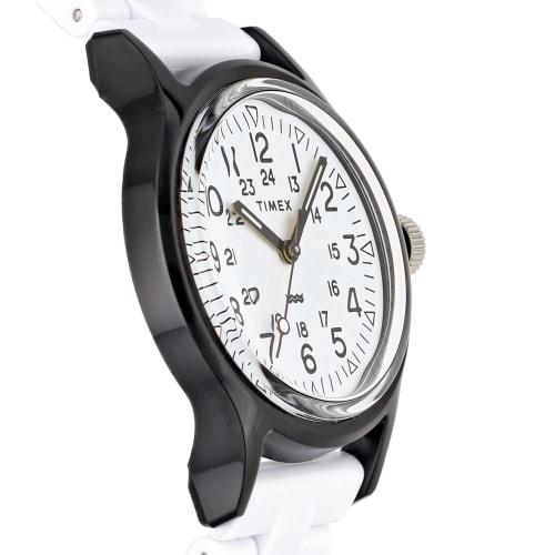 TIMEX Original Camper Classic Tile Collection Watch, White Dial, Resin Quartz, 36mm, America Watch TW2V19800-2, Unisex, White