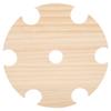 Wooden Wine Glass Drying Rack and Bottle Holder Wine Storage for 6 Glass And 1 Wine Bottle