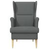 Armchair Dark Grey Fabric