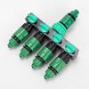 Garden Hose 4-Way Water Splitter with Switch Valve Connector